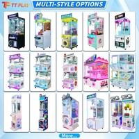Console de jeu d'arcade BearHaunt Crane Machine en gros, double divertissement, coffre au trésor électronique, EggHatch Happy Toy, 4 joueurs, universel