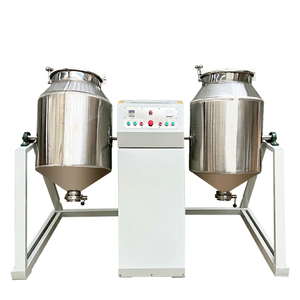 Mezclador Agitador de Doble Cono de Alta Eficiencia SUS304 para Alimentos y Frijoles Rojos, Accionado por Motor, Capacidad de 200L, para Productos Químicos y Plásticos - Product Image 1