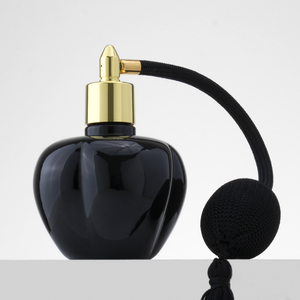 Vente en gros de 100ml de vaporisateur de parfum <span class=keywords><strong>vide</strong></span> en verre noir Design Apple avec airbag Style de luxe pour les parfums - Product Image 2