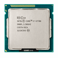 Processeur de bureau I7-3770K, 4 cœurs, 8 threads, 3,5 GHz, 8 Mo de cache, LGA1155, CPU 77 W, DDR3, débloqué