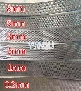 Nouvelles plaques perforées pour broyeur à marteaux d'aliments pour animaux en acier inoxydable/acier au carbone du fabricant Liyang Yongli - Product Image 1