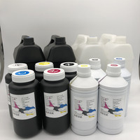 CNC DTG Berkualitas Tinggi Berbasis Air untuk DX5 XP600 TX800 Pencetakan Digital CMYK Putih Pretreatment untuk Kaos Katun 12