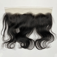 Perruques Lace Frontal en Cheveux Humains Naturels Vierge, Ondulées, 13x4, Transparentes HD, à Prix Abordable, pour Femmes Noires