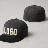 Cappello da Baseball Strutturato a 6 Pannelli Stile 59 con Etichetta Personalizzata, Streetwear Urbano Gotico con Ricamo 3D e Visiera Curva