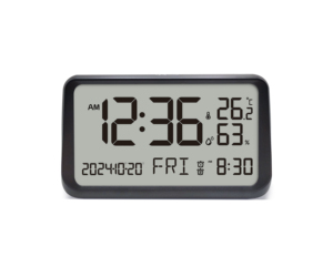 Hot bán kỹ thuật số bàn/bảng đồng hồ nhiệt độ độ ẩm hiển thị thông minh Trạm thời tiết điện tử lịch Pin hoạt động - Product Image 1