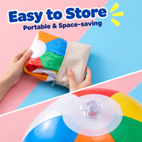 Ballon de plage gonflable en gros, classique, couleurs arc-en-ciel, jouet aquatique pour piscine, design personnalisé pour enfants et adultes, jeux de fête estivaux à la plage