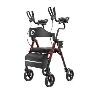 भारी शुल्क धातु फोल्डेबल उपयोगिता ट्रॉली कार्ट वॉकर और कार्यालय रसोई गोदाम भंडारण उपकरण के लिए रोलर - Product Image 5