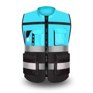 Vente en gros gilet de sécurité réfléchissant personnalisé haute visibilité vêtements de travail de sécurité OEM fournisseur en vrac vêtements de protection pour la circulation - Product Image 5