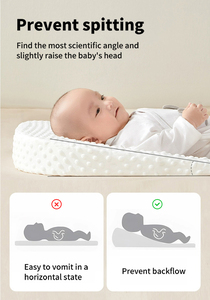 High Quality <strong>Baby</strong> New Born Wedge Slope <strong>Nest</strong> Nursing Sleep Memory Foam Pillow for Newborn <strong>Cushion</strong> - Product Image 2
