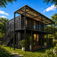 Maison Modulaire Préfabriquée de Haute Qualité 20/30/40 pieds – Conteneur Prêt à l'emploi, Logement Annexe, Maison Conteneur, Bureau ou Hôtel à Structure en Acier