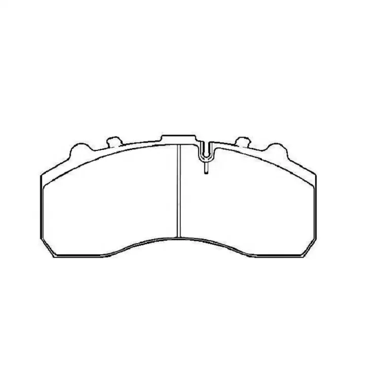 Auto parts manufacturer pastilla freno SCANIA 2908730014 2992348 1390428 Brake pads for Iveco EUROSTAR 1993-2002 D1203-8323