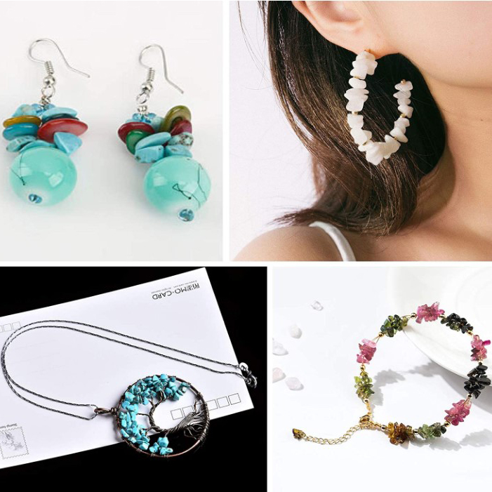 Irregular Shell Stone Beads Set for Jewelry Making for Earrings Necklaces Bracelets