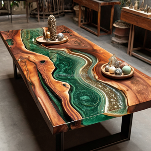 Tự làm nhựa Epoxy bảng thiết kế sáng tạo tiểu gỗ bàn, Bàn cà phê và bàn ăn - Product Image 1
