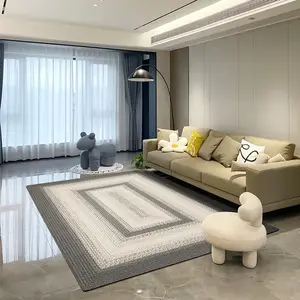 Tappeto intrecciato a mano soggiorno divano mat camera da letto coperta da comodino moderno semplice e lussuoso tappetino per la casa