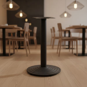 <span class=keywords><strong>Pied</strong></span> de <span class=keywords><strong>table</strong></span> en <span class=keywords><strong>fonte</strong></span> robuste, base <span class=keywords><strong>ronde</strong></span>, support de piétement pour tables de restaurant nord-américaines - Product Image 3
