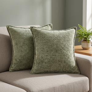 Coussin carré moderne personnalisable 60x60cm en lin crème uni tissé jacquard avec bord plié et fermeture éclair, couleur unie pour la maison - Product Image 3