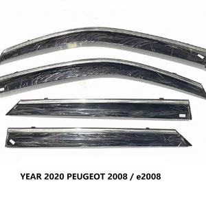 Deflectores de Ventana de Coche de Policarbonato Irrompible BENKE para PEUGEOT 2008/3008/4008/5008, Visores Adhesivos y Protectores de Lluvia, 4 Piezas - Product Image 2