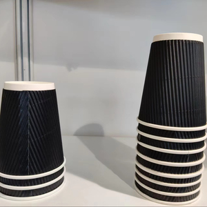 Single Double Ripple Wall Paper <b>Cup</b> Vietnam Inner Laminated <b>Disposable</b> Custom Size Printing OEM ODM Available - Product Image 1