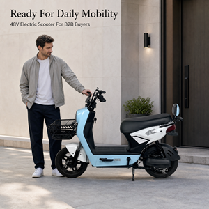 <span class=keywords><strong>Trottinette</strong></span> <span class=keywords><strong>électrique</strong></span> légère et élégante 48V 400W avec batterie 48V 32Ah et écran LCD – Fournisseur d'usine en gros - Product Image 2