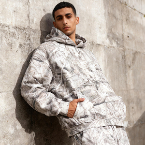 Мужская камуфляжная Толстовка 340 г, с принтом логотипа - Product Image 2