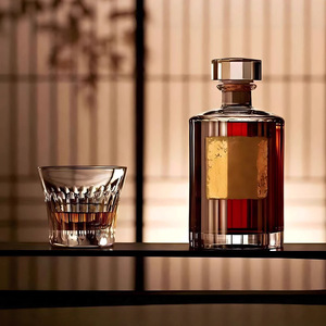 Verre à whisky et à eau en cristal sans plomb fait main de haute qualité avec gravure <span class=keywords><strong>Edo</strong></span> Cut, modèle Ailes d'Ange aux couleurs vives - Product Image 4