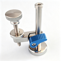 Étau magnétique auto-centrant pour pièces CNC, mâchoires parallèles de 50 mm, construction en acier pour fraisage, perçage et positionnement