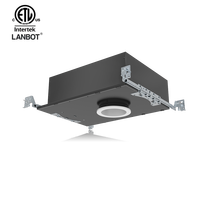 Dernier design, module encastré orientable anti-éblouissement 4 pouces 5CCT, spot LED à intensité variable, éclairage de plafond, certifié ETL