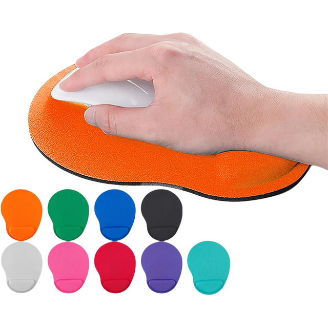 Wholesale Cheap Wrist Rest Mouse Pad PU Leather+Memory Foam EVA Colorful Non-Slip Comfortable Ergonomic Gaming Office Computer