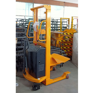 Hidrolik Platform Asansörü Elektrikli Rulo Film İstifleyici Yağ Varil İstasyonu Araba Silindirik Malzeme Bomlu Asansör 0.8kw Düğmeli Masa - Product Image 4