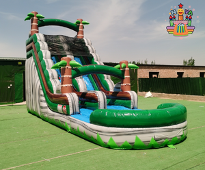 Scivolo d'Acqua Gonfiabile Commerciale <span class=keywords><strong>con</strong></span> <span class=keywords><strong>Piscina</strong></span> per Noleggio e Uso Domestico in Giardino - Product Image 4