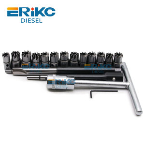 17PCS Diesel Injector Nozzles <strong>Tool</strong> Set Injector Seat Cutter &amp; Cleaner <strong>Reamer</strong> for Injector Universal Automotive Service <strong>Tools</strong> - Product Image 4