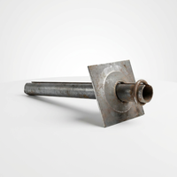 Boulons d'ancrage à friction S500mc en acier Q235B avec plaque bombée galvanisée, filetage M30 pour support minier, tailles personnalisées