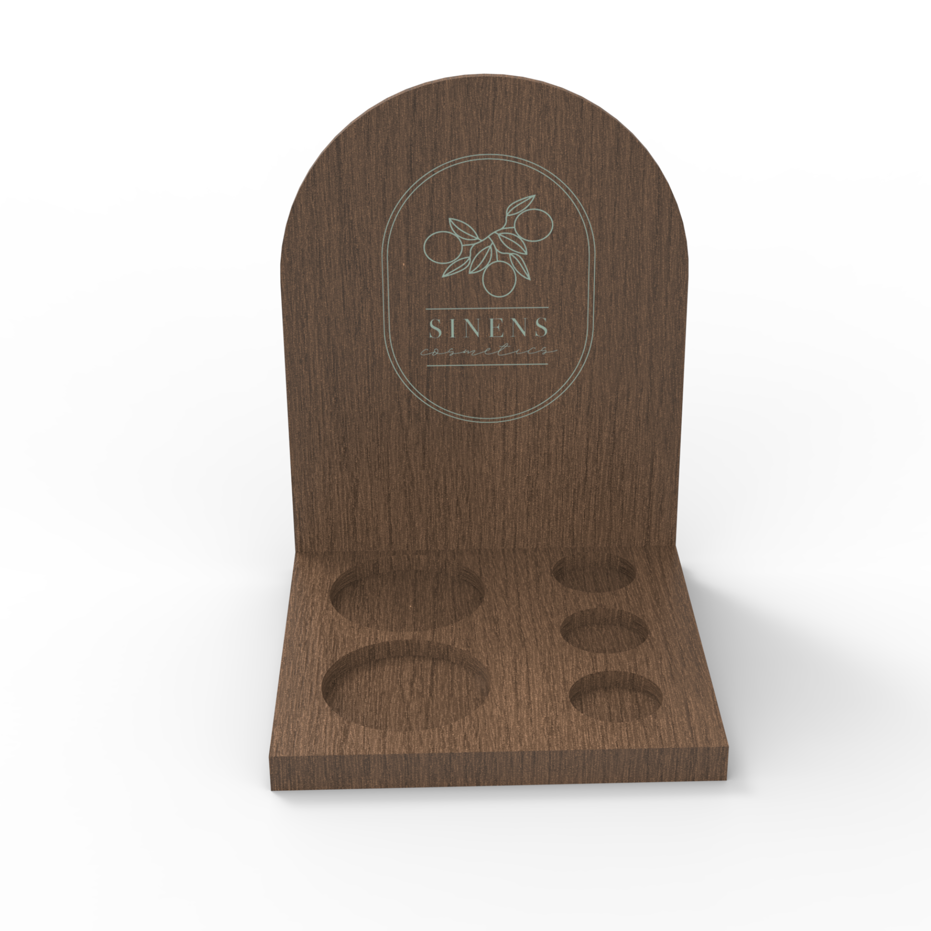 Apache Customized Wood Countertop Cosmetics Perfume Display Rack for Supermarkets — view 6