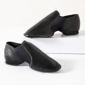 EU and US in Stock Unisex Professional Jazz Leather Shoes Split Sole Jazz Shoes Dance For Women and Men