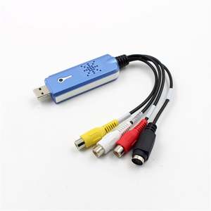Adaptateur de carte de <span class=keywords><strong>capture</strong></span> Audio vidéo Portable USB 2.0 <span class=keywords><strong>Easycap</strong></span> VHS DC60 DA60 + convertisseur DVD Composite RCA bleu 1080P - Product Image 3