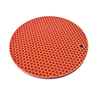 Wholesale Silicone Hot Pot Mat Heat Resistant Silicone Table Mat Easy To Clean High Temperature Resistant Mat