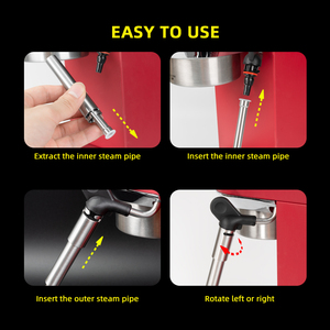 1SET macchina da caffè tubo vapore boccaglio bocchetta di ricambio compatibile con Delonghi EC685 macchina da caffè latte schiuma beccuccio - Product Image 5