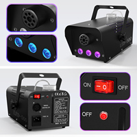 U`King 500W Projecteur Scène LED RVB Multifonctionnel avec Machine à Fumée pour Mariage Fête Équipement Effet de Scène