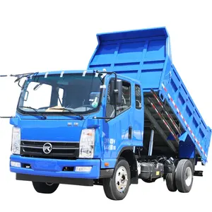 Venda quente 4x2 caminhão leve 6 rodas caminhão de carga caminhão de descarga e caminhão de descarga usado preço para venda