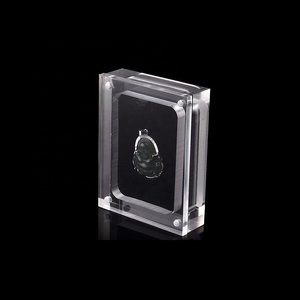 <span class=keywords><strong>Lucite</strong></span> Kim Cương Lỏng Lẻo Hộp Hiển Thị <span class=keywords><strong>Perspex</strong></span> Gems Bao Bì Trường Hợp Acrylic Đá Quý Box với Khóa Từ - Product Image 2