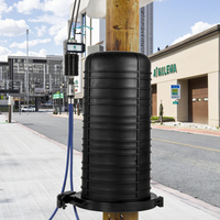 Boîtier de jonction KEXINT M-10 FTTH FTTX à 144/288 fibres, type dôme, thermorétractable, pour épissure de câbles à fibres optiques, garantie 1 an, vente chaude