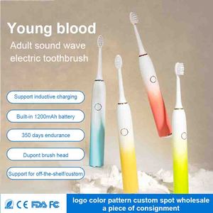 <span class=keywords><strong>Sonic</strong></span> per gli uomini e le donne per adulti spazzolino automatico IXP7 impermeabile potere intelligente USB setola elettrica spazzolino da denti morbido - Product Image 4