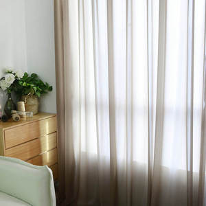 Rideaux à prix avantageux, vente chaude, tissu voile 100% polyester pour fenêtres, rideaux transparents - Product Image 4