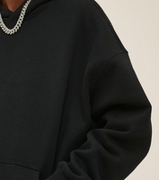Peso pesado de manga larga de gran tamaño YKH 350GSM Fleece Sudadera con capucha en blanco Logotipo personalizado Sudaderas con capucha coloridas de alta calidad para hombres