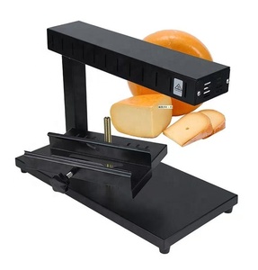 Machine à <span class=keywords><strong>raclette</strong></span> commerciale 750W avec double plateau, hauteur réglable, pour la fusion et le chauffage du fromage - Product Image 1