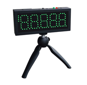 Temporizador Láser Digital Inalámbrico Portátil, Mini Postes de Velocidad para Pista de Atletismo, Patinaje sobre Ruedas y Motociclismo, Dorado - Product Image 1