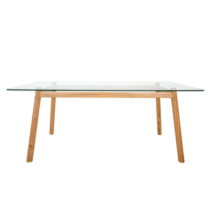 ALMA-Table à manger moderne en bois, prêt-à-assembler, pour villa, hôtel, étanche, meilleure vente au Vietnam - Product Image 1
