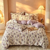 Parures de lit haut de gamme ultra douces et inaltérables, collections personnalisées, taille double et queen, ensemble de literie 3 pièces avec housse de couette à effet bulles et froncée