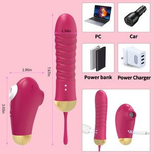 Vibrador de Clítoris con Control Remoto, Vibrador de Clítoris de 10 Velocidades, Estimulación Vaginal y Anal Recargable a Prueba de Agua - Product Image 5