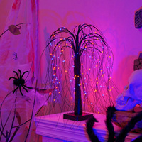 Lámpara LED de 60CM con forma de sauce, luz blanca cálida, ramas ajustables, árbol de hadas, decoración para el hogar, venta al por mayor